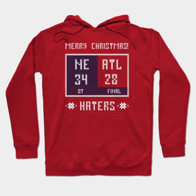 Football Ugly Christmas Sweater Shirt, NE ATL OT, New England vs Atlanta Superbowl Hoodie by caitlinrouille